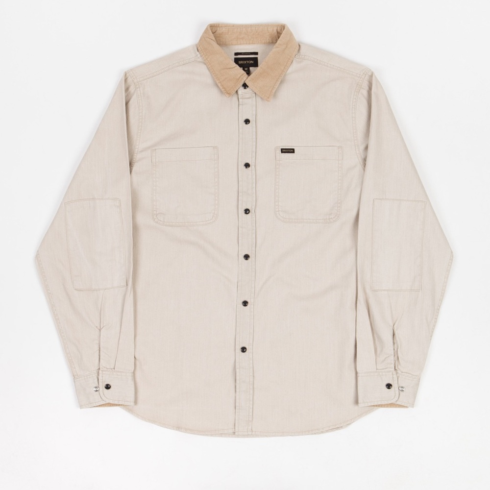 BRIXTON BOWERY RESERVE WOVEN - BEIGE DENIM